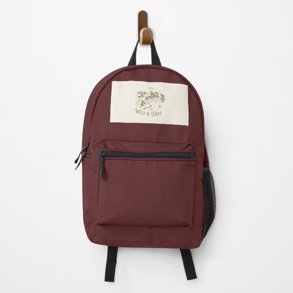 Item preview, Wild and Free 1973 Vintage Mountain Trail Hand Drawn Graphic designed and sold by eihabo.