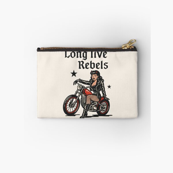 Item preview, Long Live Rebels - Retro Biker Girl designed and sold by legendaryskins.