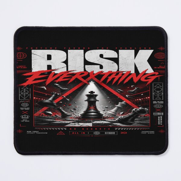 Item preview, Risk Everything | Bold Motivational Typography T-Shirt designed and sold by rushaib.
