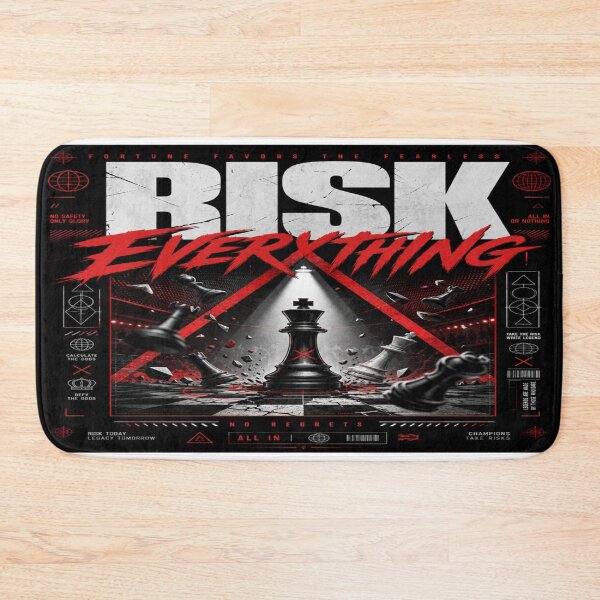 Item preview, Risk Everything | Bold Motivational Typography T-Shirt designed and sold by rushaib.
