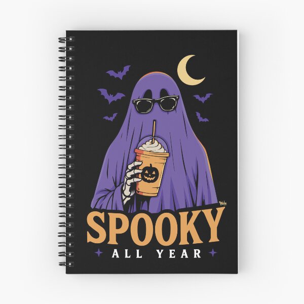 Item preview, Cool Ghost with Pumpkin Spice Latte designed and sold by pumpkinchino.