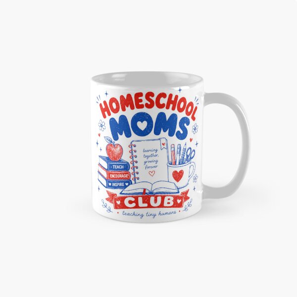 Item preview, Home School Moms Club, Mom Lover, Mother's Day, Teaching Tiny Humans designed and sold by vintagearttee.