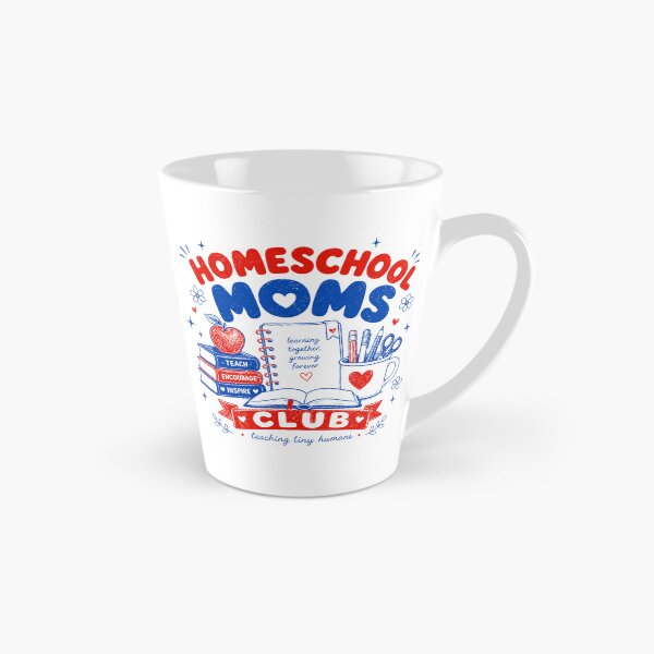 Aperçu de l'œuvre Club des mamans qui font l'école à la maison, Amoureux des mamans, Fête des mères créée et vendue par vintagearttee.