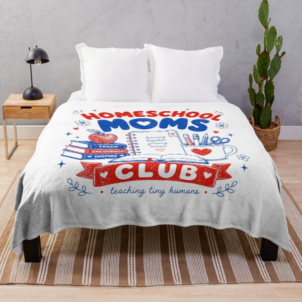 Item preview, Home School Moms Club, Mom Lover, Mother's Day, Teaching Tiny Humans designed and sold by vintagearttee.