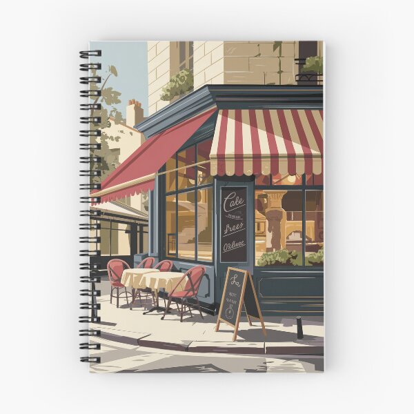 Item preview, Cozy Impressionist French Cafe Print designed and sold by CARRAANN.