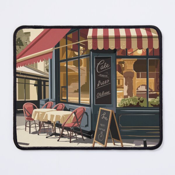 Item preview, Cozy Impressionist French Cafe Print designed and sold by CARRAANN.