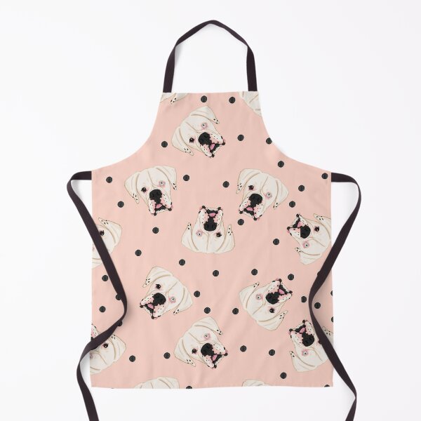 Item preview, Blush White Boxer Marker Tossed Dot designed and sold by Pelch Art Studio.