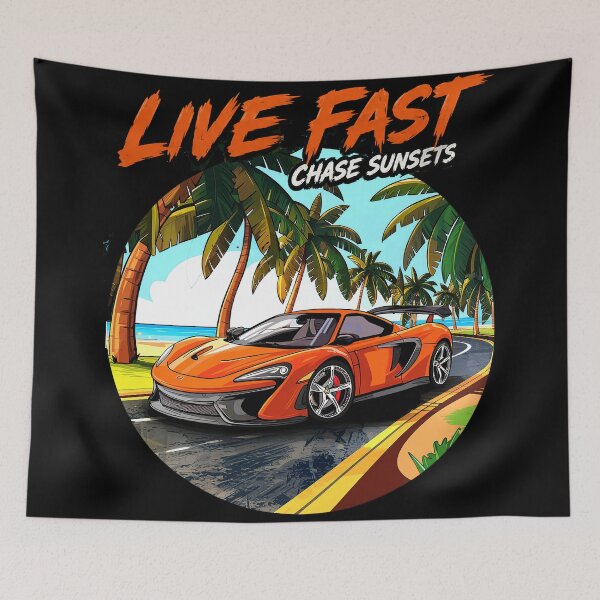 Item preview, Live Fast  - Chase Sunsets designed and sold by Concept-Hub.