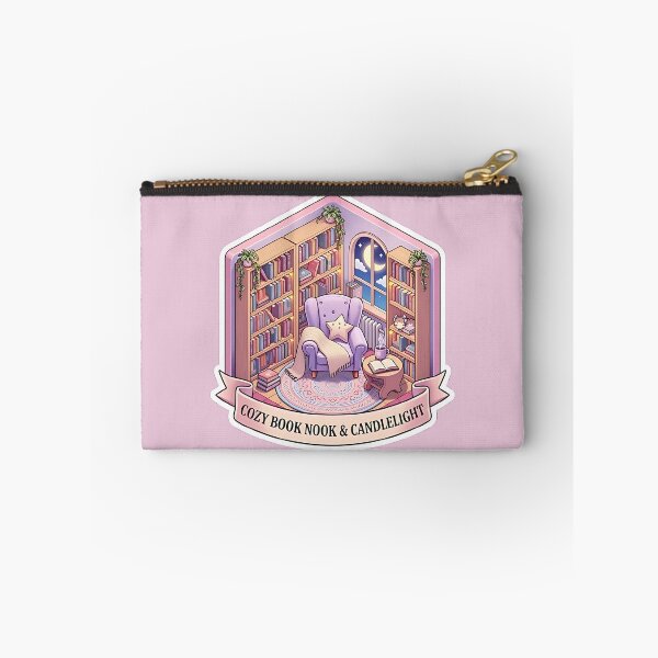Item preview, Cozy Book Nook & Candlelight - Isometric BookTok Sticker designed and sold by AlruanceStudio.