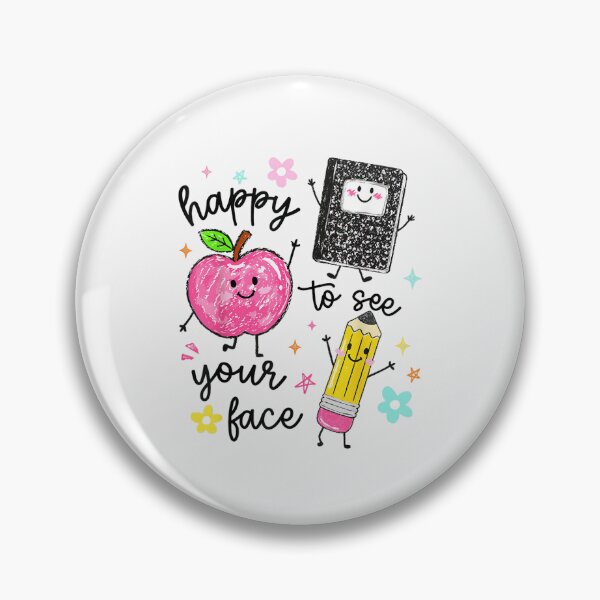 Item preview, Happy To See Your Face Cute Teacher School Supplies T-Shirt designed and sold by fungyar.