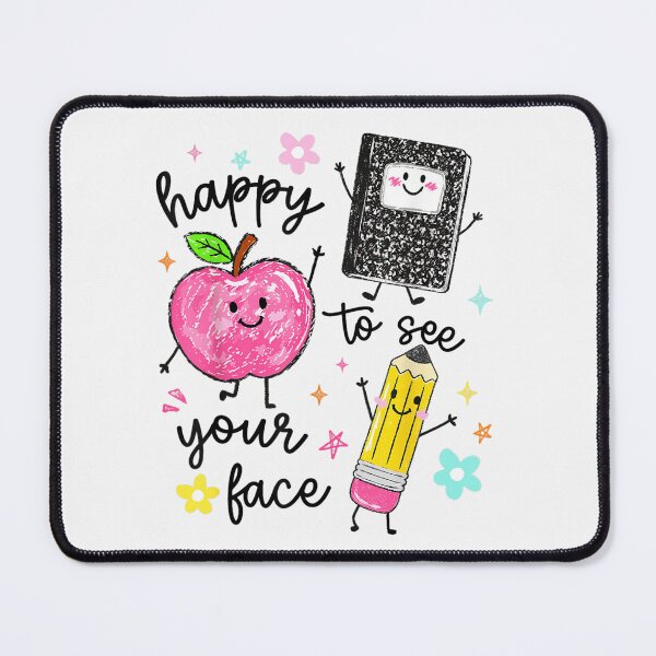 Item preview, Happy To See Your Face Cute Teacher School Supplies T-Shirt designed and sold by fungyar.
