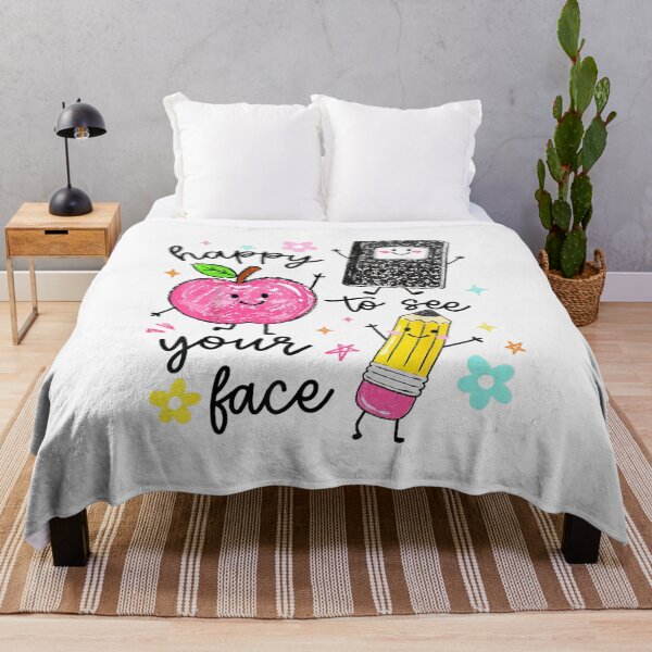 Item preview, Happy To See Your Face Cute Teacher School Supplies T-Shirt designed and sold by fungyar.