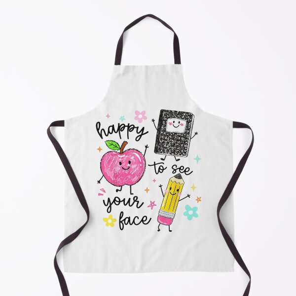 Item preview, Happy To See Your Face Cute Teacher School Supplies T-Shirt designed and sold by fungyar.