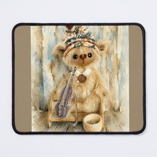 Item preview, 'Niccolo' Handmade bear from Teddy Bear Orphans, soft watercolour designed and sold by Teddy Bear Orphans .