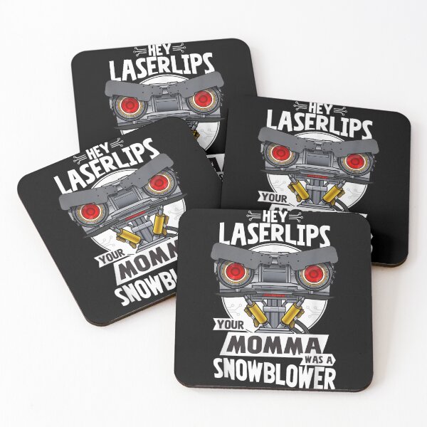 Item preview, Hey Laserlips Your Momma Was A Snowblower Retro Movie Quote Robot Graphic designed and sold by LittleNhutton.