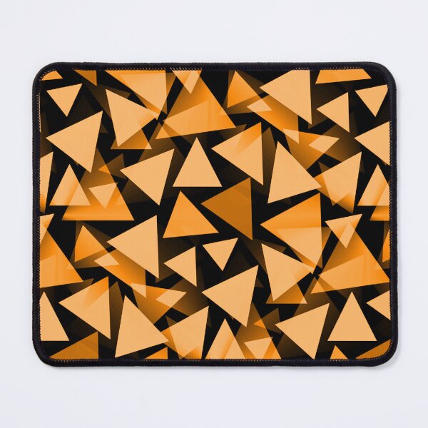 Item preview, Orange geometric triangle pattern designed and sold by iRenza.
