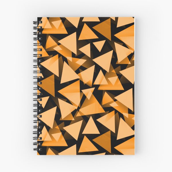 Item preview, Orange geometric triangle pattern designed and sold by iRenza.