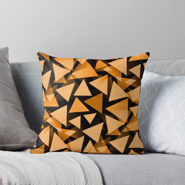 Item preview, Orange geometric triangle pattern designed and sold by iRenza.