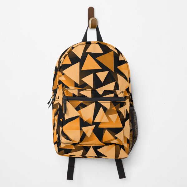 Item preview, Orange geometric triangle pattern designed and sold by iRenza.