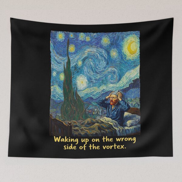 Item preview, van gogh Starry Night Vortex designed and sold by TeeARTHY.