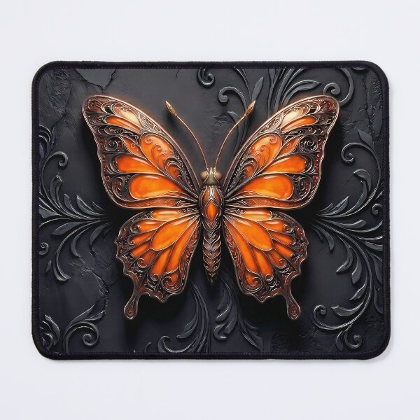 Item preview, Orange Agate and Bronze Gothic Butterfly 3D Jewel Design designed and sold by LuisWorks.