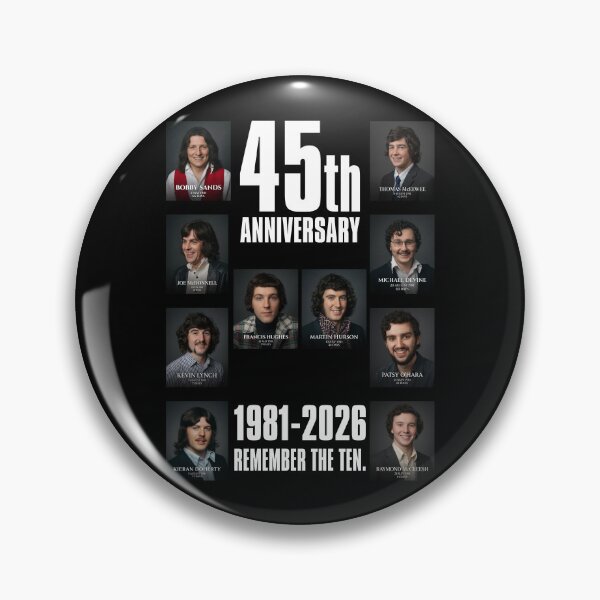 Item preview, Irish Hunger Strike 45th Anniversary Commemorative Design  designed and sold by REAL IRISH GIFTS.