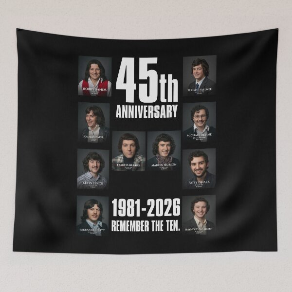 Item preview, Irish Hunger Strike 45th Anniversary Commemorative Design  designed and sold by REAL IRISH GIFTS.