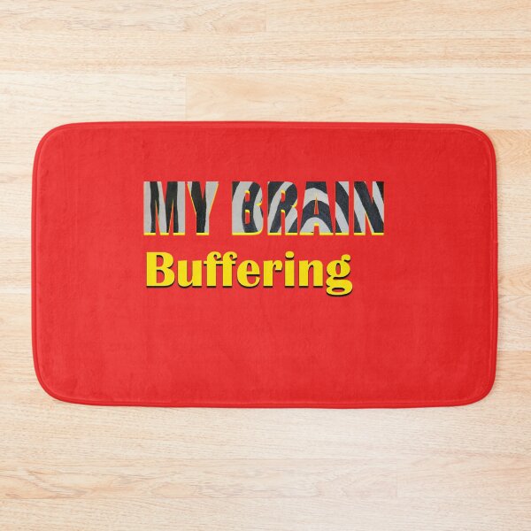 Item preview, Mental Health Matters – My Brain Buffering Inspirational Design designed and sold by annenambiro.