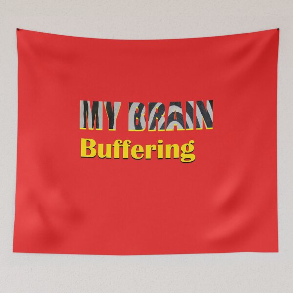 Item preview, Mental Health Matters – My Brain Buffering Inspirational Design designed and sold by annenambiro.