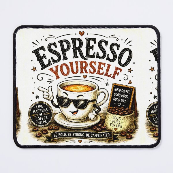Item preview, Espresso Yourself | Funny Coffee Lover Vintage Graphic designed and sold by SlanPOD.