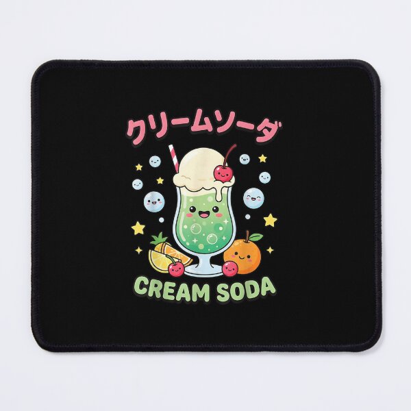 Item preview, Cute Kawaii Japanese Cream Soda Ice Cream Float Retro Pop Aesthetics Design designed and sold by LittleNhutton.