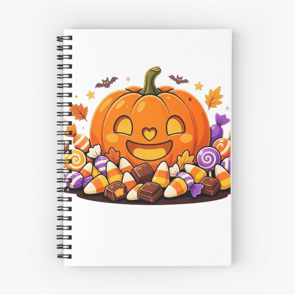 Item preview, Powered by Candy Cute Jack O Lantern Halloween Pumpkin T-Shirt designed and sold by WordWearTees.