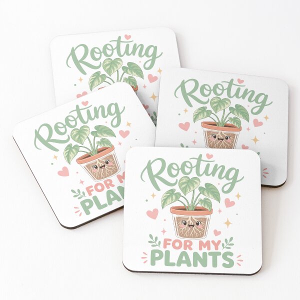 Item preview, Rooting My Plants | Funny Plant Parent Botanical T-Shirt designed and sold by rushaib.