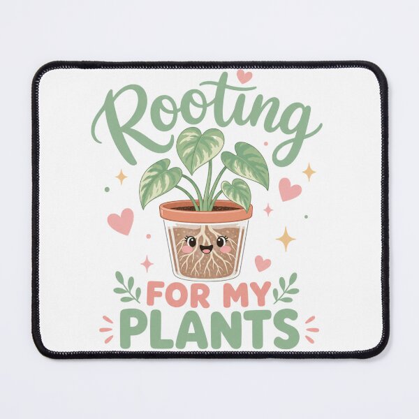 Item preview, Rooting My Plants | Funny Plant Parent Botanical T-Shirt designed and sold by rushaib.