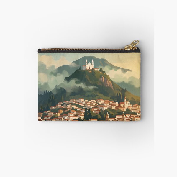 Item preview, Bogotá Colombia Vintage Travel Art – Monserrate & La Candelaria designed and sold by Bomax121.