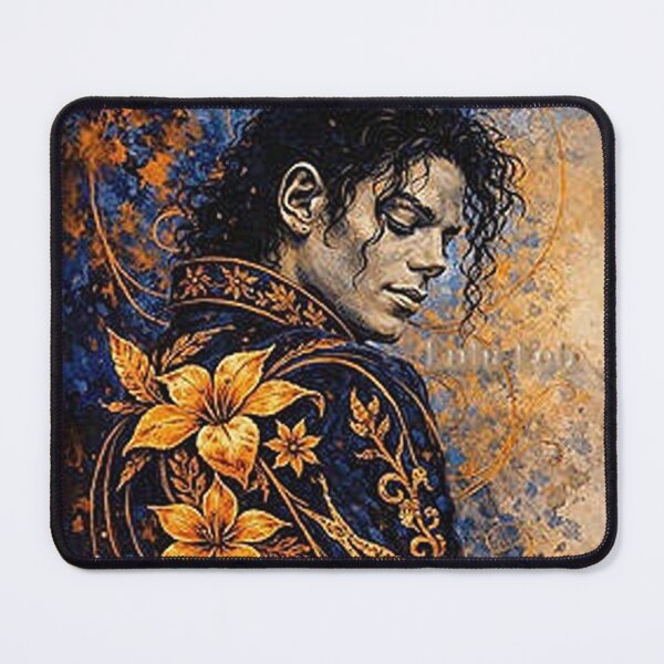 Item preview, Tribute Panting Michael Jackson 'Golden Silence" designed and sold by LuluLeb.