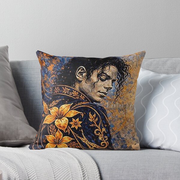 Item preview, Tribute Panting Michael Jackson 'Golden Silence" designed and sold by LuluLeb.