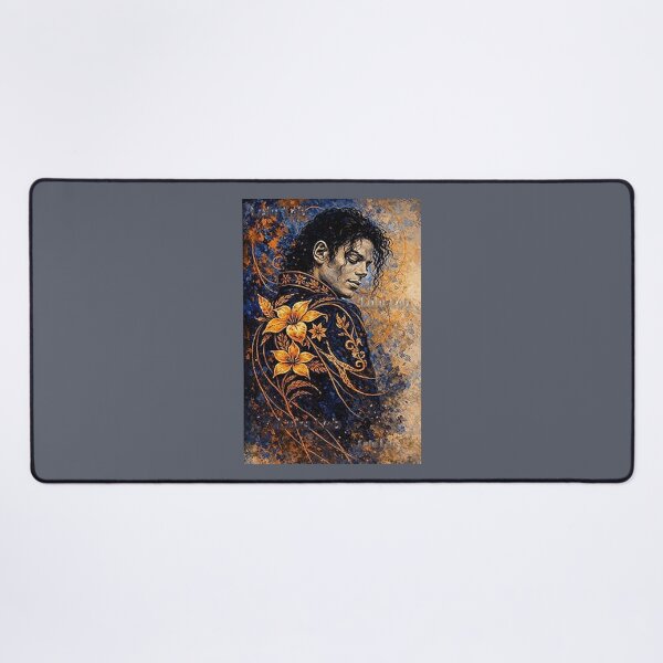 Item preview, Tribute Panting Michael Jackson 'Golden Silence" designed and sold by LuluLeb.