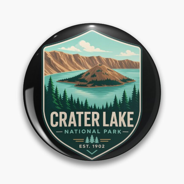 Item preview, Crater Lake National Park Nature Landscape designed and sold by FrontierCosmic.