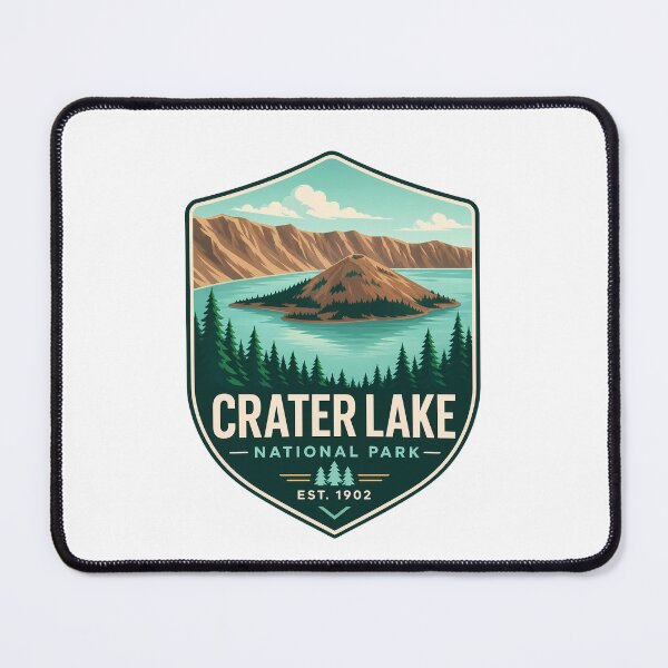 Item preview, Crater Lake National Park Nature Landscape designed and sold by FrontierCosmic.