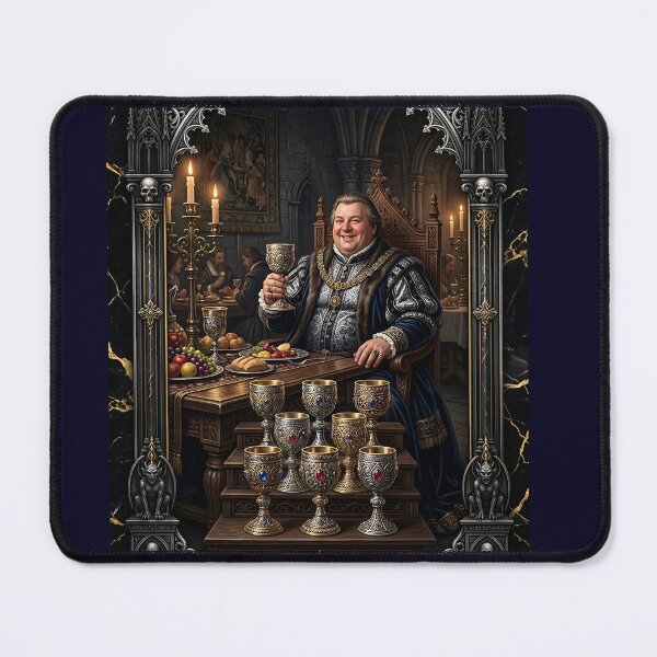 Item preview, Nine of Chalices- tarot card designed and sold by Studio77-Gothic.