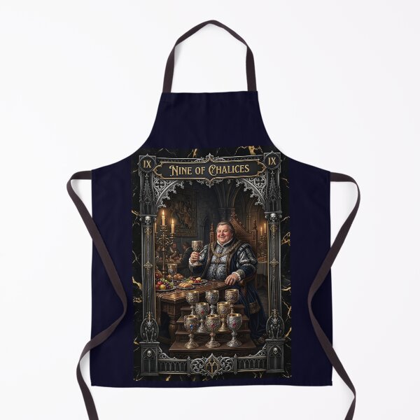 Item preview, Nine of Chalices- tarot card designed and sold by Studio77-Gothic.
