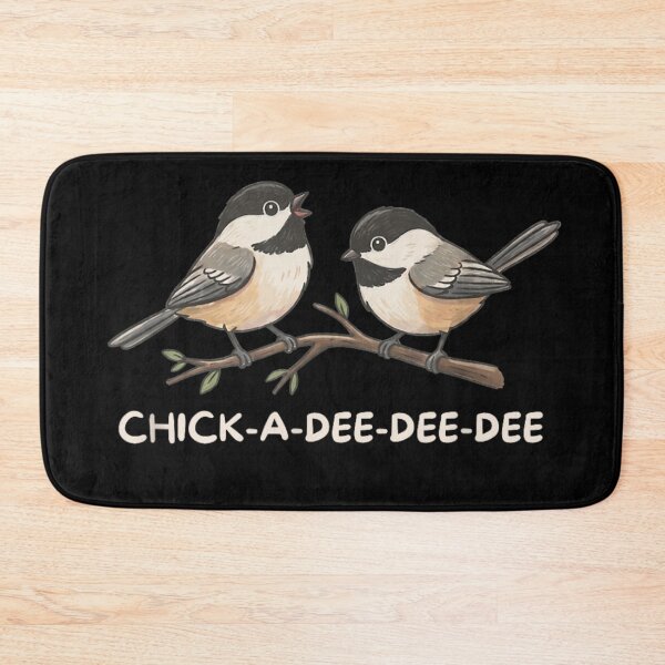 Item preview, Chick A Dee Dee Dee Black Capped Chickadee Birds On Tree Branch designed and sold by HarinDonreka.