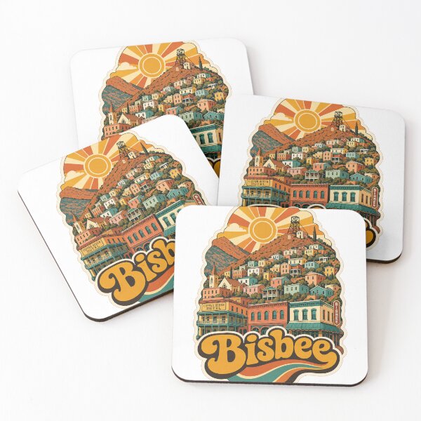 Item preview, Bisbee USA Travel Souvenir - Retro Illustration designed and sold by VisualArtsOasis.