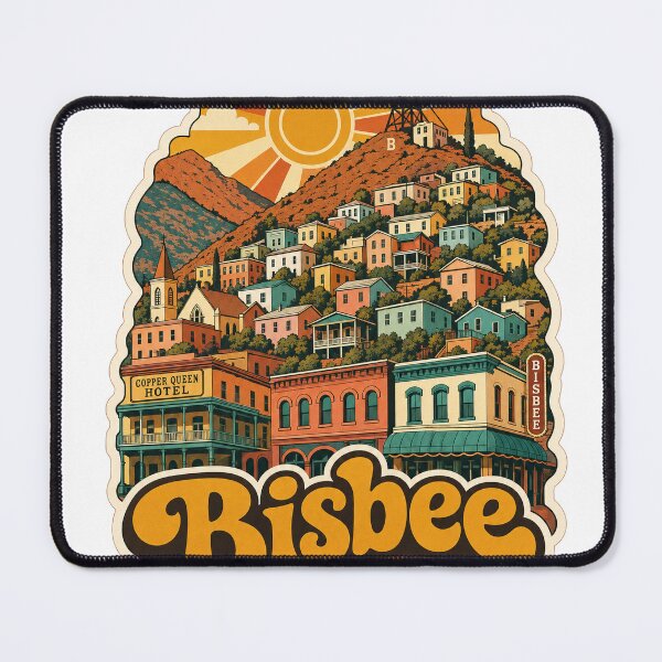Item preview, Bisbee USA Travel Souvenir - Retro Illustration designed and sold by VisualArtsOasis.