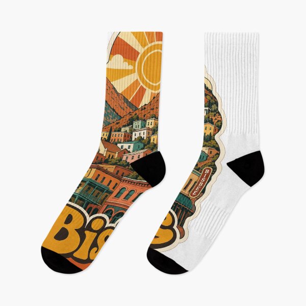 Item preview, Bisbee USA Travel Souvenir - Retro Illustration designed and sold by VisualArtsOasis.