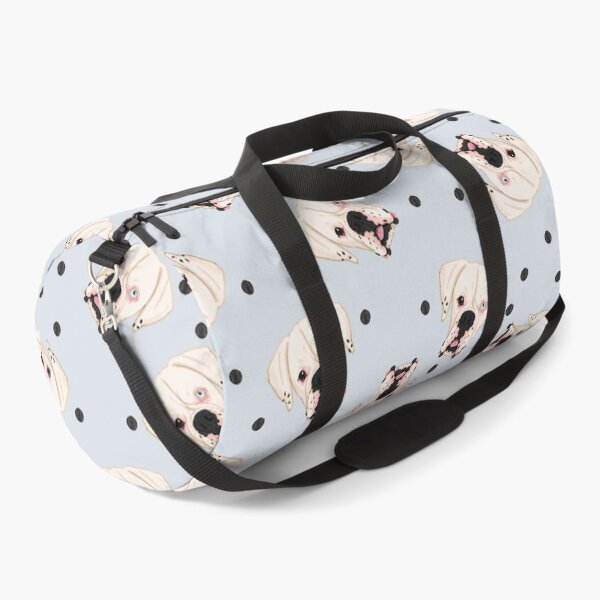 Item preview, Sky Blue White Boxer Marker Tossed Dot designed and sold by Pelch Art Studio.