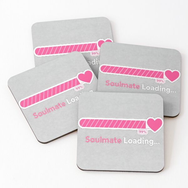 Item preview, Soulmate Loading Modern Tech Romance Design designed and sold by Aliplus+.