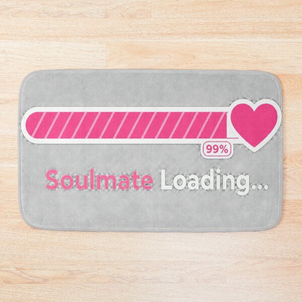 Item preview, Soulmate Loading Modern Tech Romance Design designed and sold by Aliplus+.
