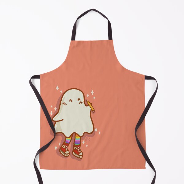 Item preview, Ghost artist with pencil (pink version) designed and sold by JellyGhost_Art.